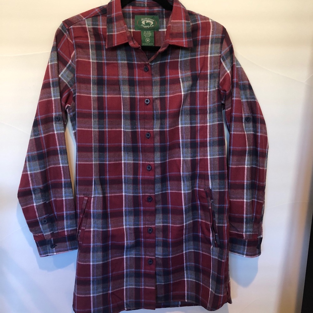 Woman’s Stillwater supply co flannel shirt